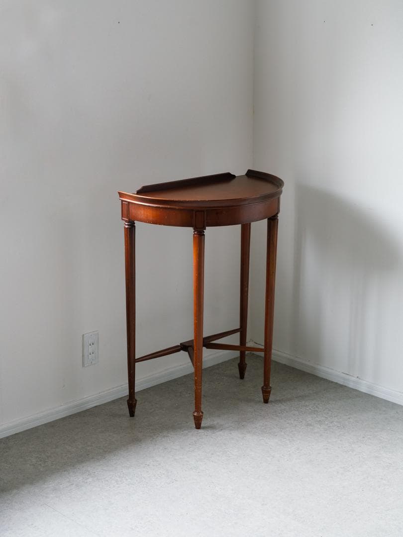 vintage 木製 コンソール サイドテーブル 飾り台 アンティーク