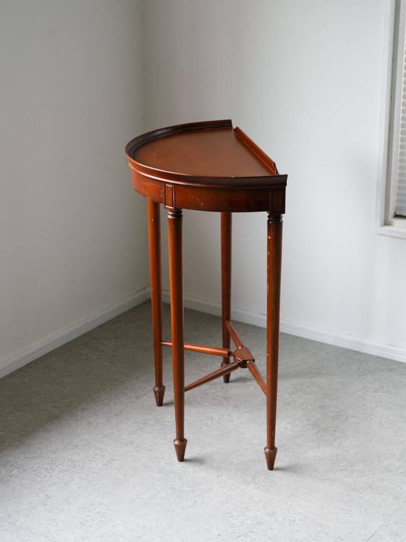 vintage 木製 コンソール サイドテーブル 飾り台 アンティーク