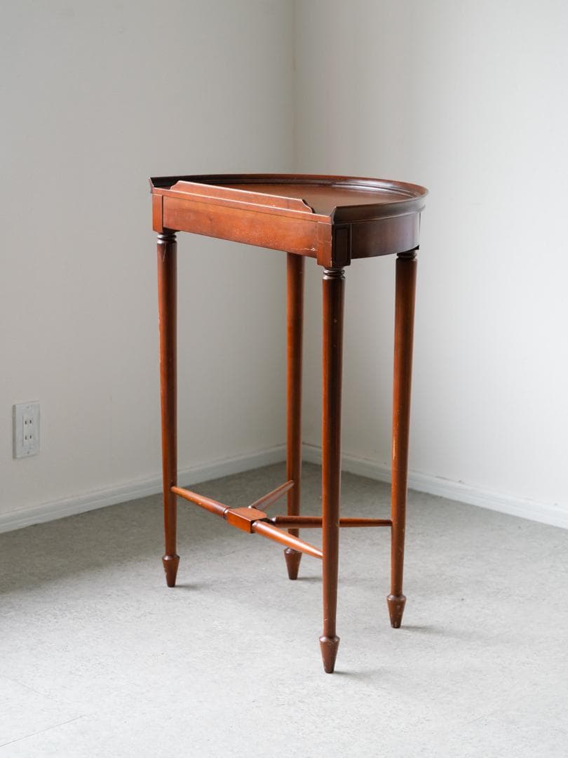 vintage 木製 コンソール サイドテーブル 飾り台 アンティーク