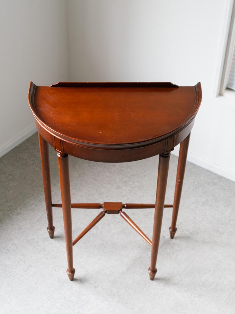 vintage 木製 コンソール サイドテーブル 飾り台 アンティーク