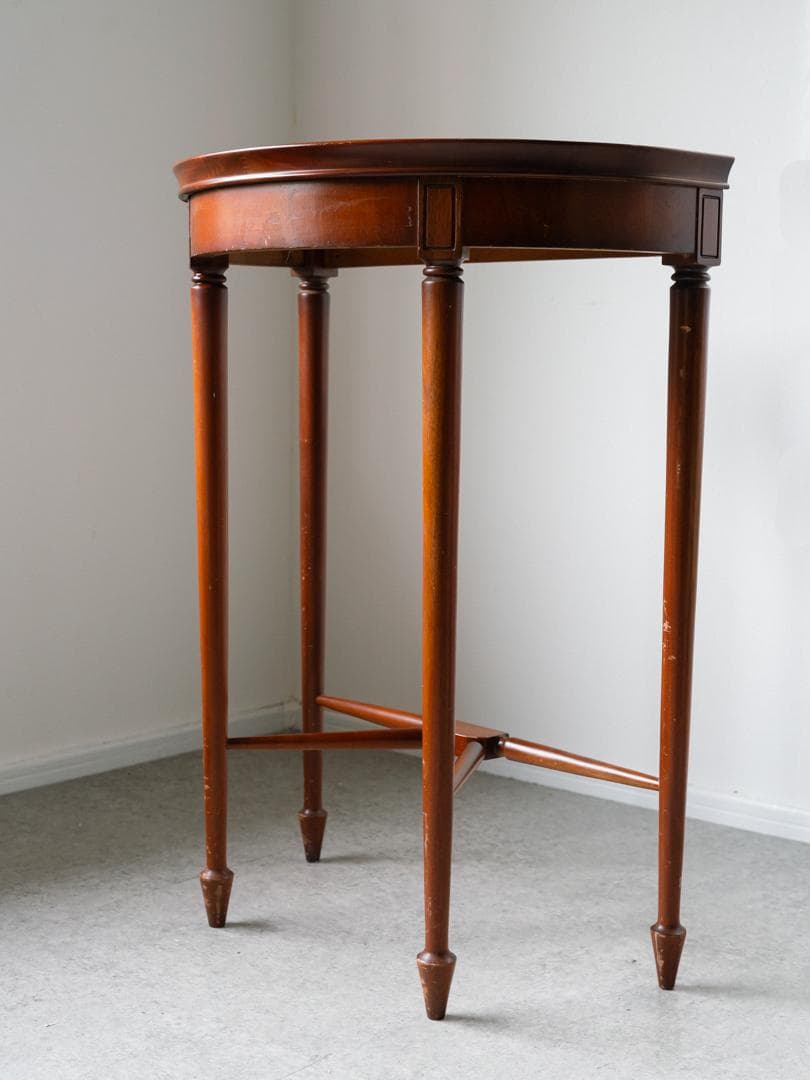 vintage 木製 コンソール サイドテーブル 飾り台 アンティーク