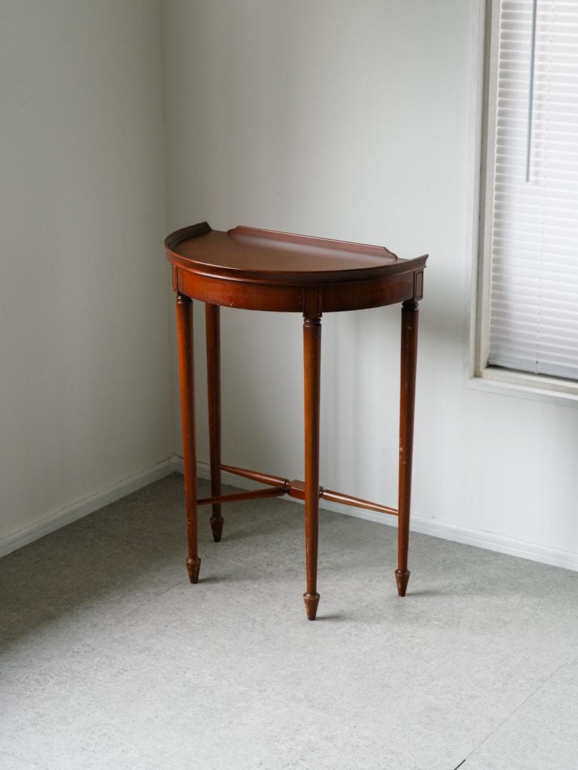 vintage 木製 コンソール サイドテーブル 飾り台 アンティーク