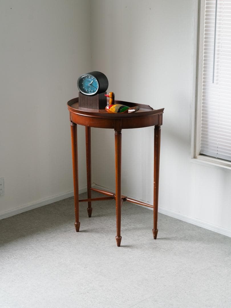 vintage 木製 コンソール サイドテーブル 飾り台 アンティーク