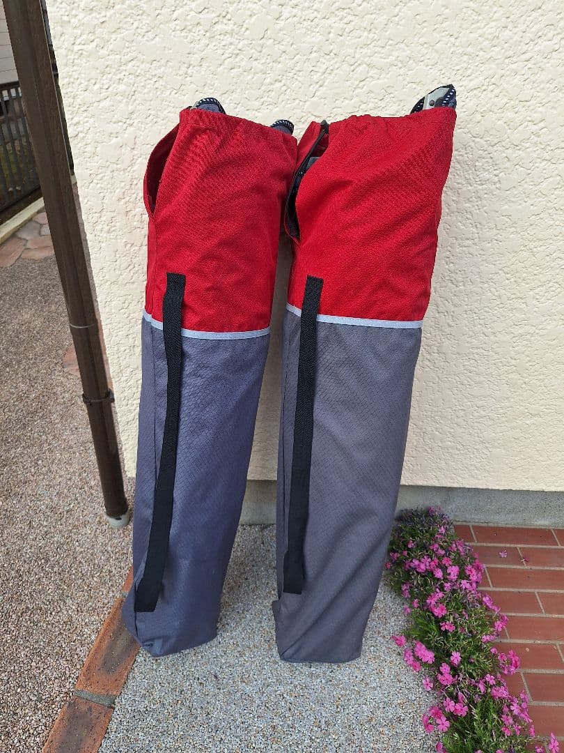 キャンピングチェア 2脚1組ひさしつき