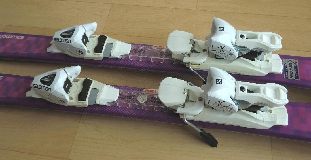 ■1月限定■送料無料■サロモン■女性用スキーセット■150/24.5■WAX済■