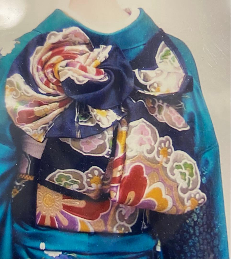 振袖フルセット　正絹　長襦袢　帯締　バック　草履　帯　成人式フルセット