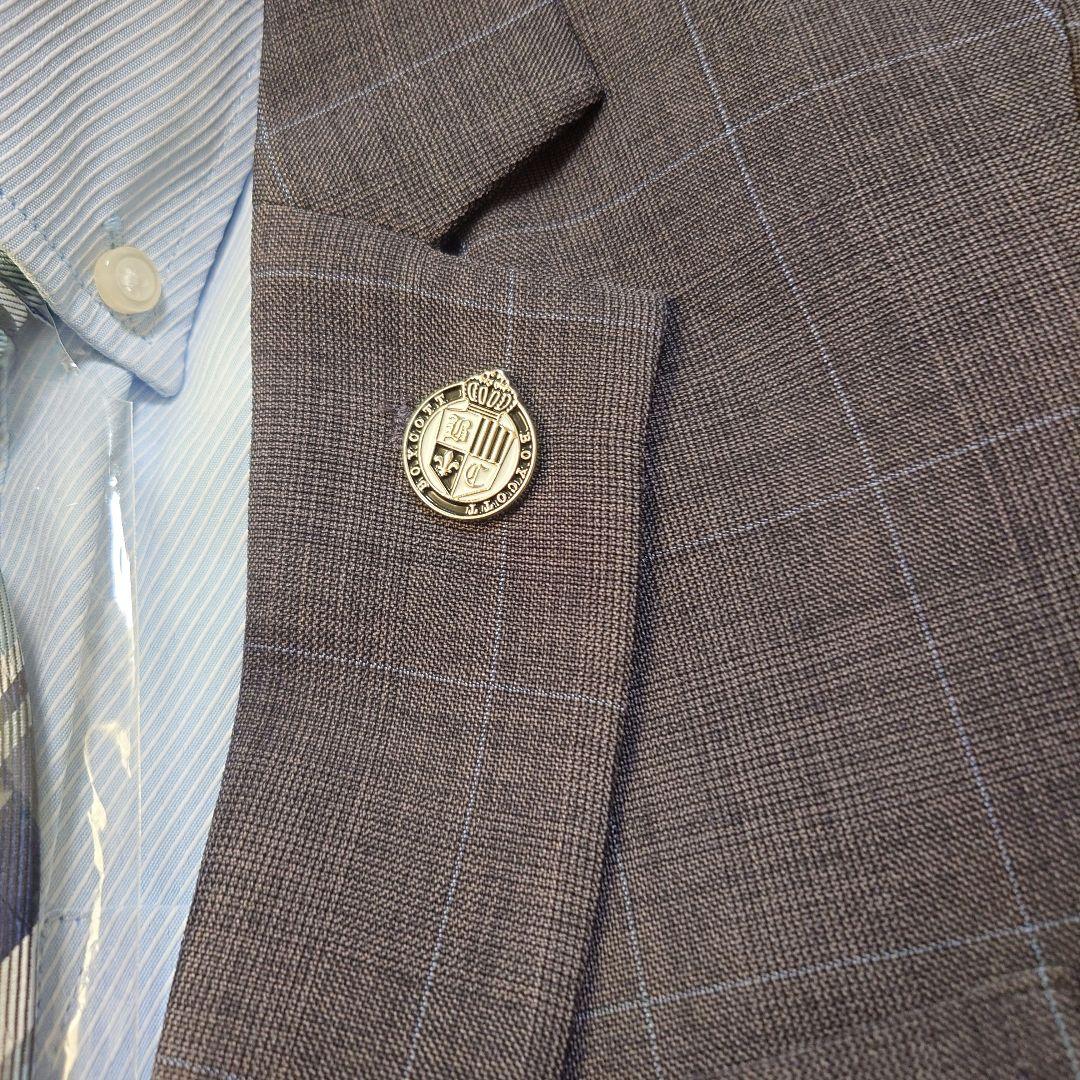 【BOYCOTT】グレーチェックスーツ 男の子