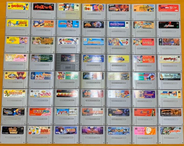 【たぴっと】スーパーファミコンソフト56本