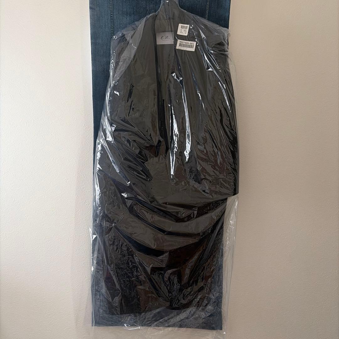 リバー ロング コクーン コート evernavy ブラック