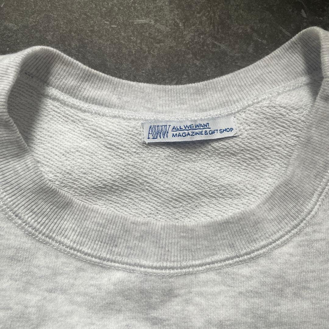 【最終値下げ】AWW MAGAZINE SWEATSHIRT GREEN