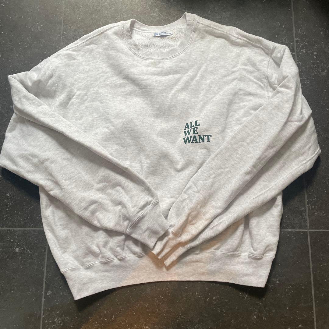 【最終値下げ】AWW MAGAZINE SWEATSHIRT GREEN