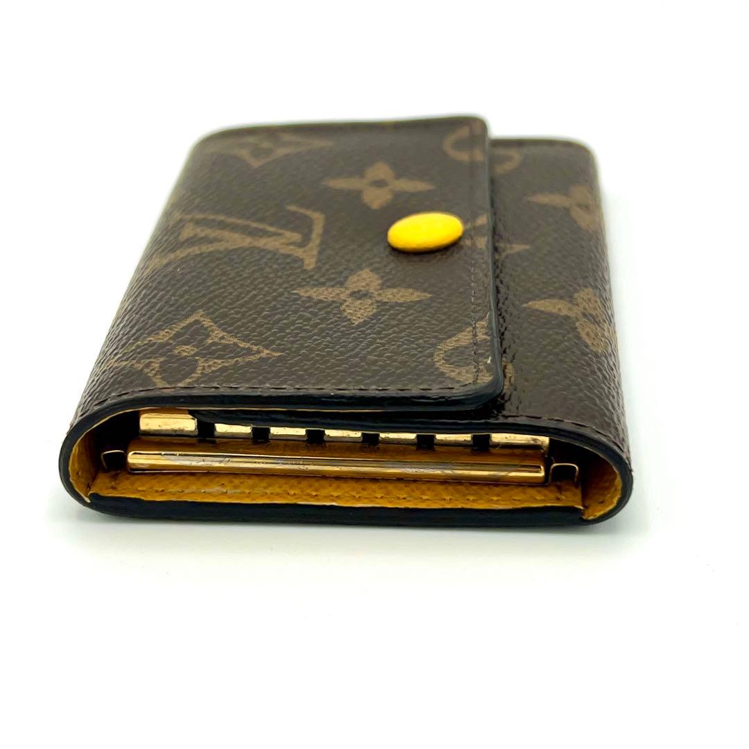 Louis Vuitton モノグラムキーケース イエロー ミモザ 6連