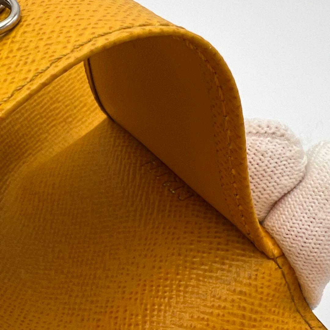 Louis Vuitton モノグラムキーケース イエロー ミモザ 6連