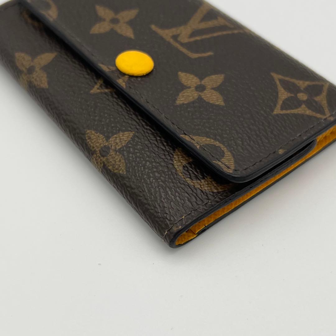 Louis Vuitton モノグラムキーケース イエロー ミモザ 6連