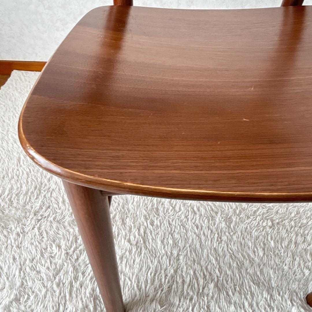 ウォールナット】MUJI 無印良品 ダイニング ラウンドチェア ヴィンテージ