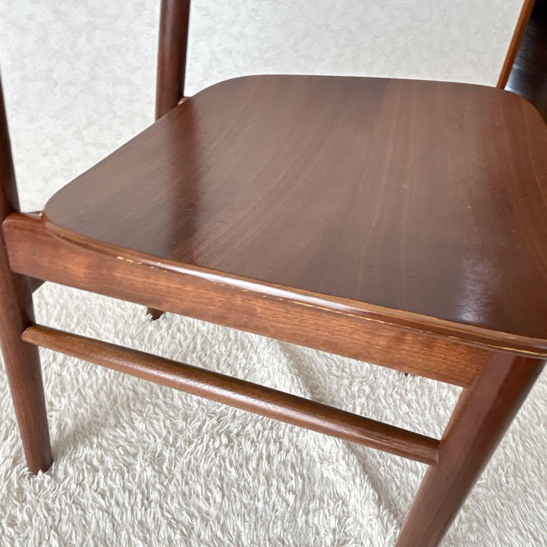 ウォールナット】MUJI 無印良品 ダイニング ラウンドチェア ヴィンテージ