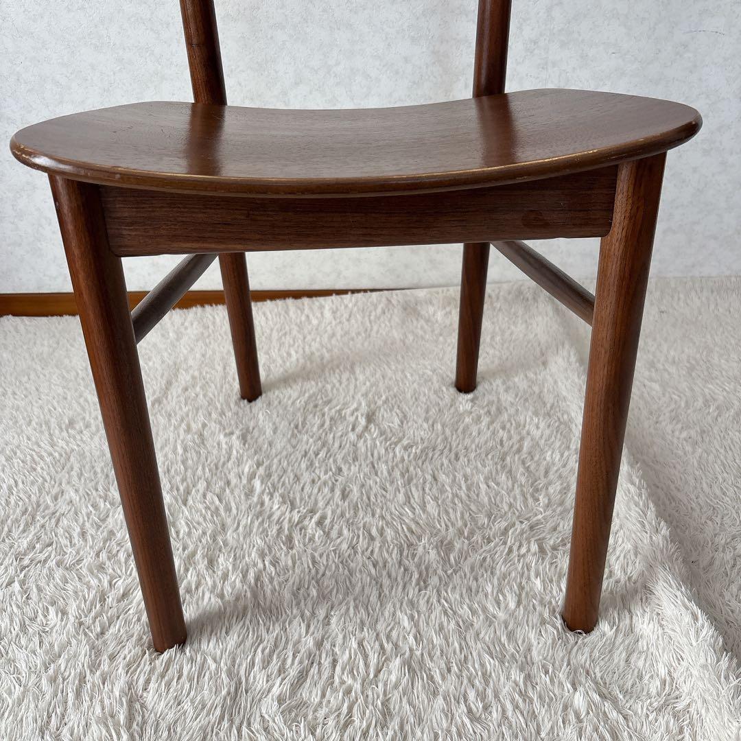 ウォールナット】MUJI 無印良品 ダイニング ラウンドチェア ヴィンテージ