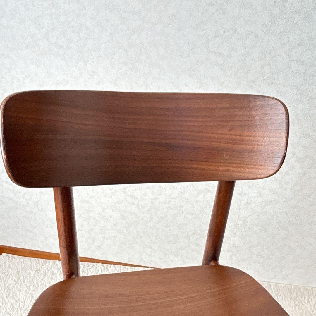 ウォールナット】MUJI 無印良品 ダイニング ラウンドチェア ヴィンテージ