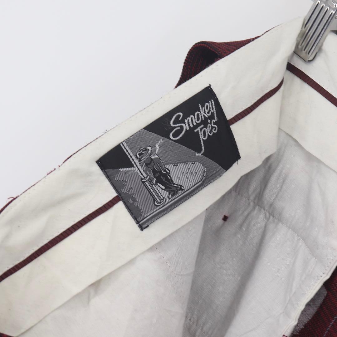 パンツ 90s check baggy slacks