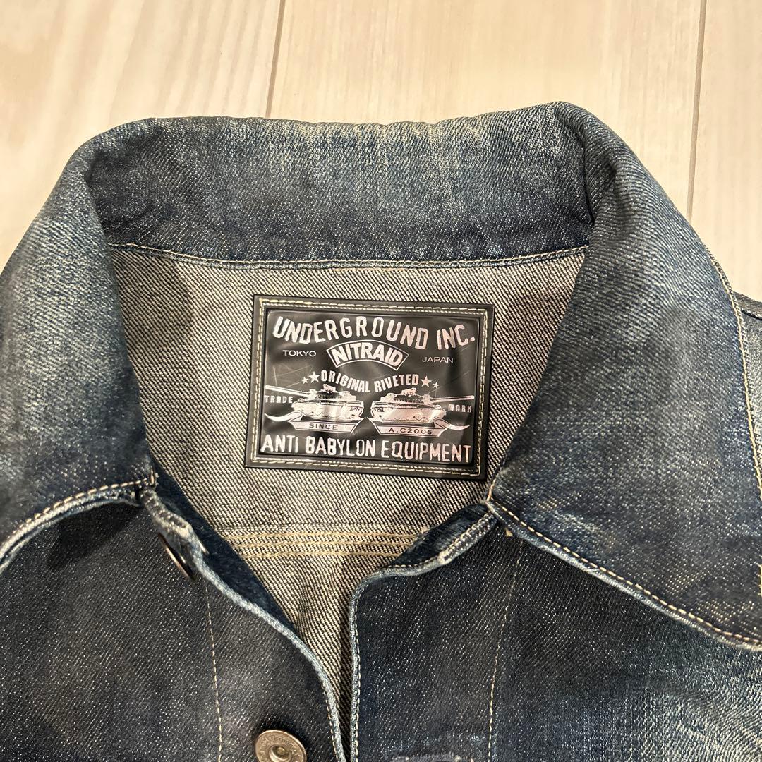 NITRAID デニムジャケット リフレクター