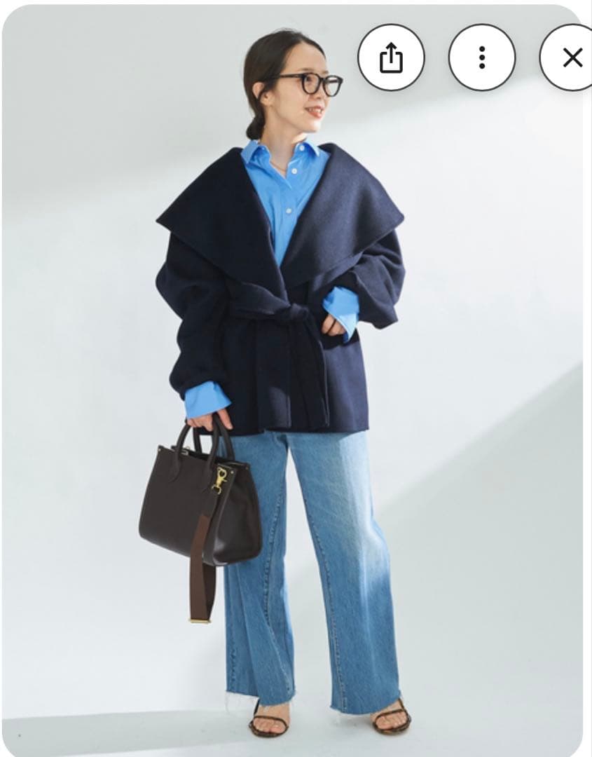 プラージュ　ハミルトンワイドカラーコート38