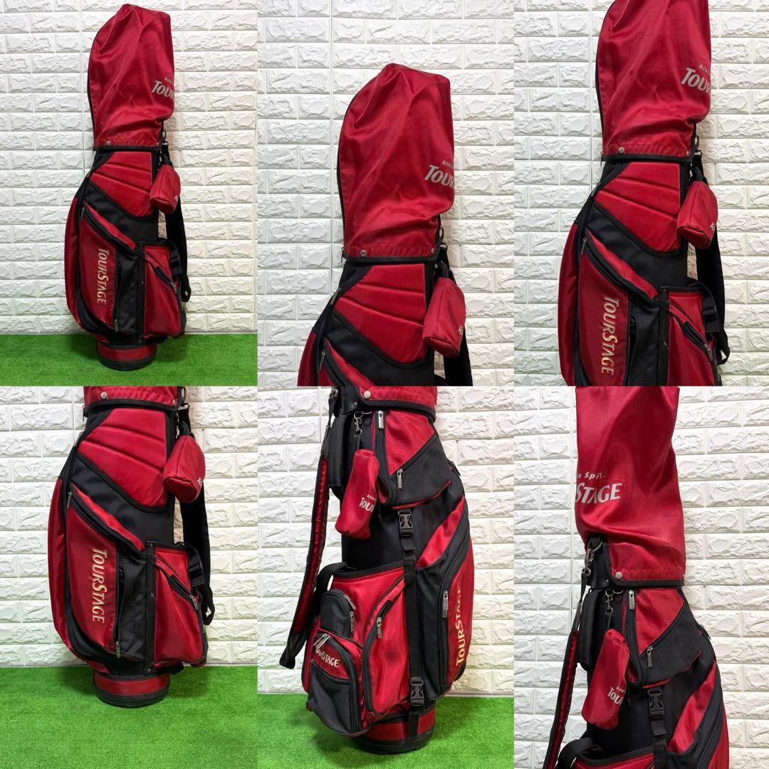 ゴルフセット　初心者応援　ツアーステージ　ラウンド仕様　メンズ　右打ち　すぐ使用