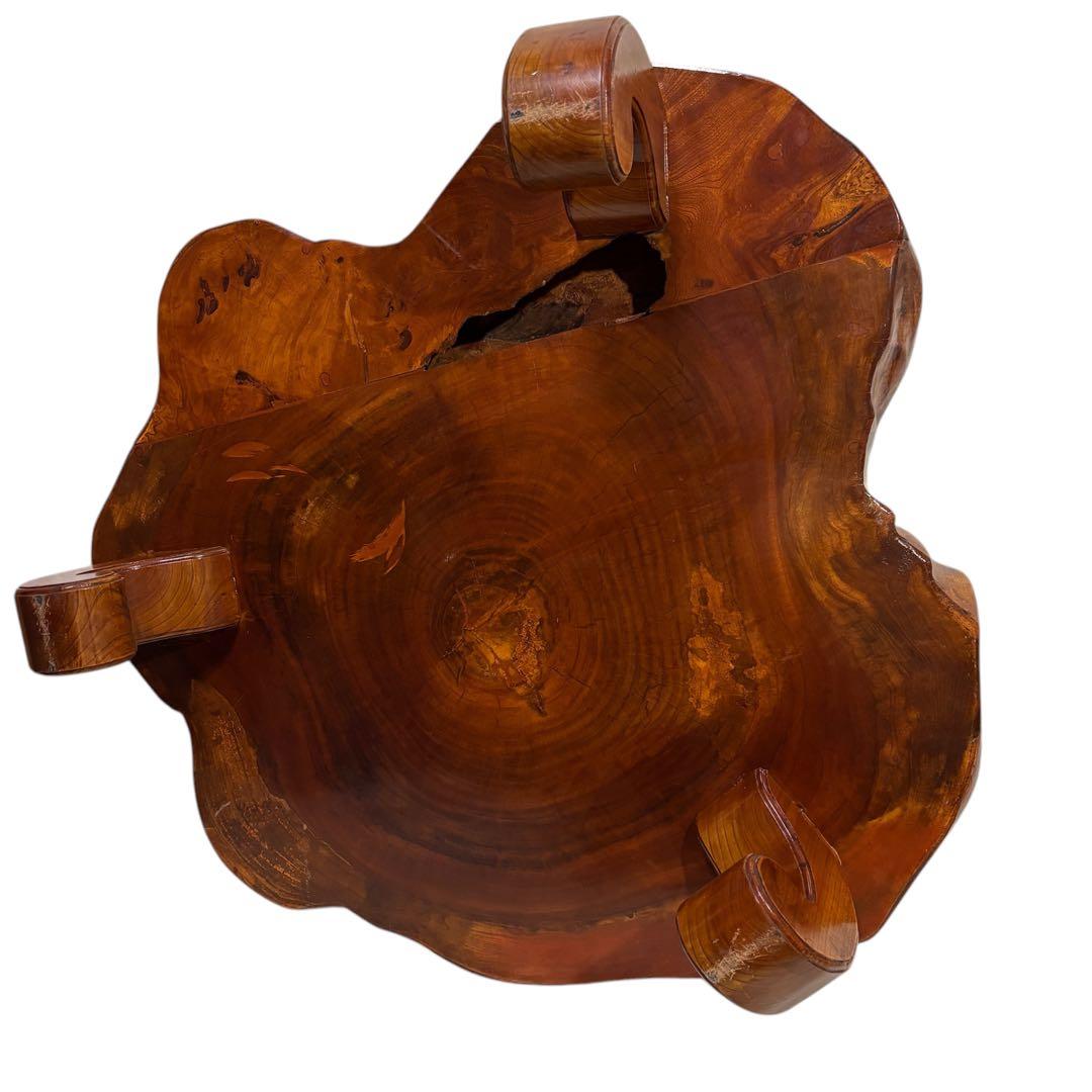 【アンティーク】天然木 銘木 座卓 ローテーブル 古民家