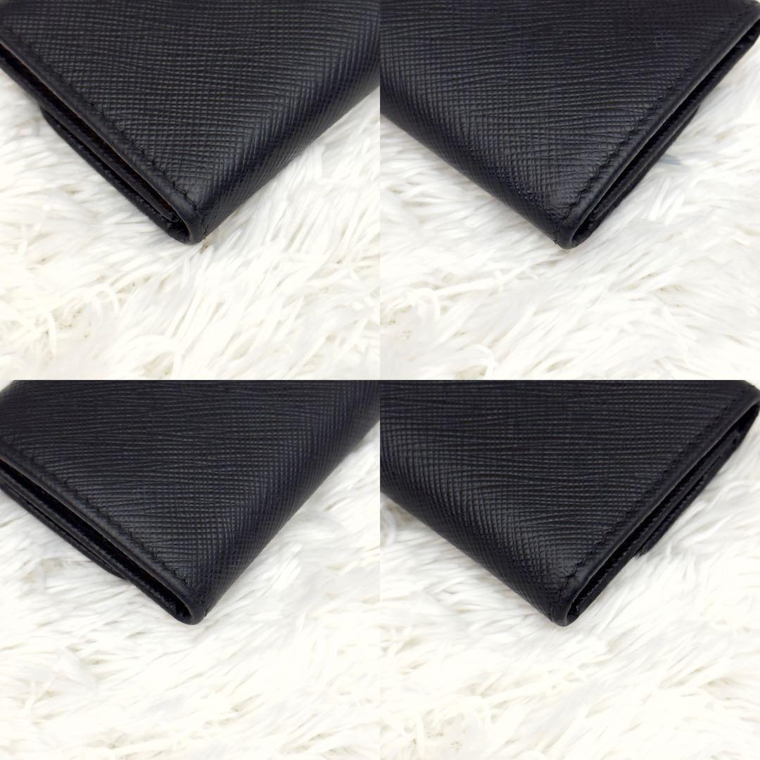 美品⭐️PRADA プラダ サフィアーノレザー キーケース 6連 ゴールド金具