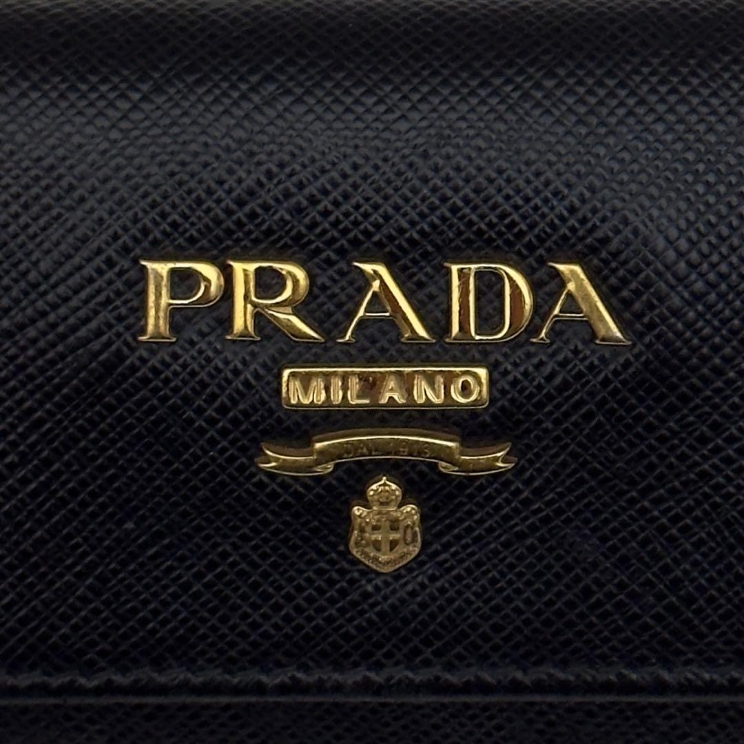 美品⭐️PRADA プラダ サフィアーノレザー キーケース 6連 ゴールド金具