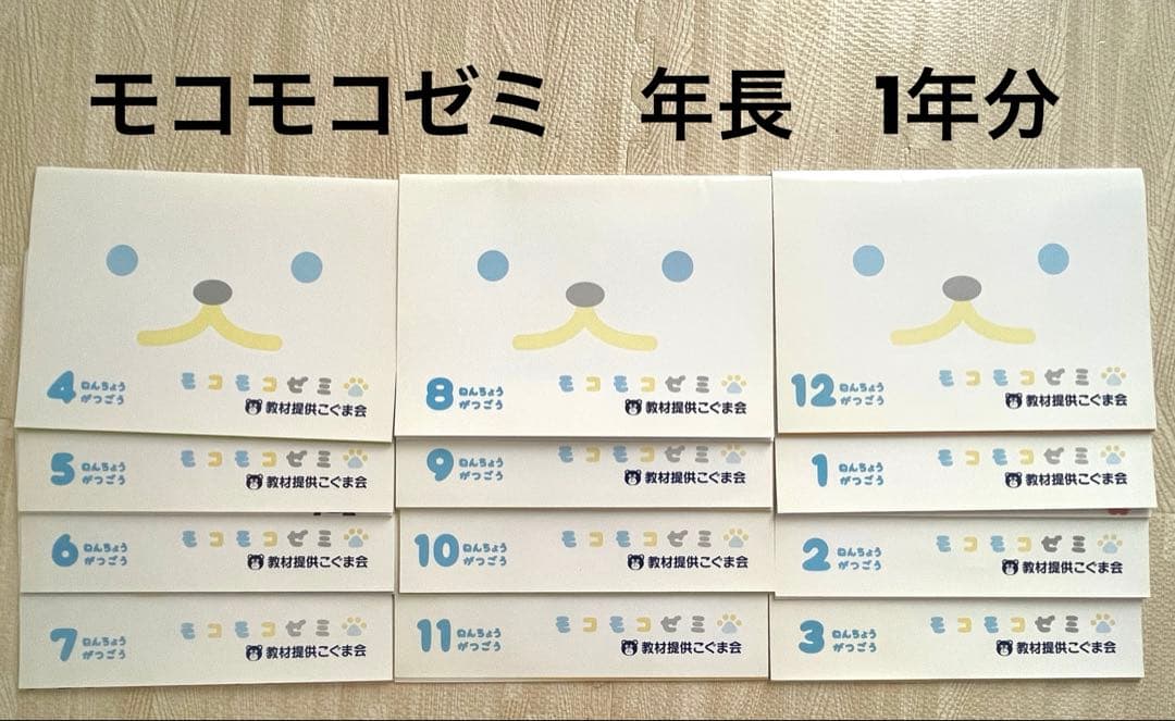 モコモコゼミ　年長　1年分