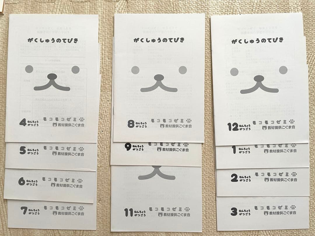 モコモコゼミ　年長　1年分