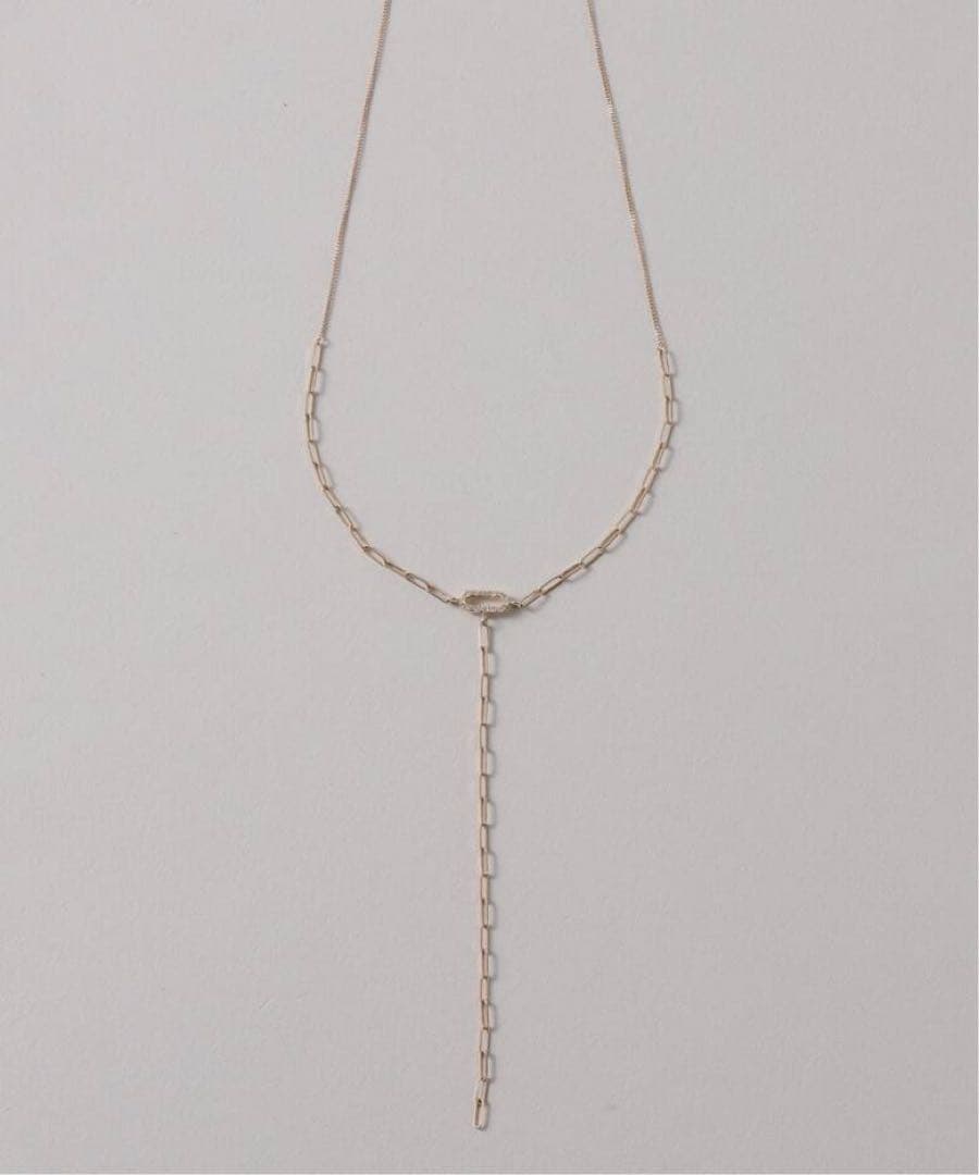 【lilas】未使用 10kyg+dia ネックレス リラ