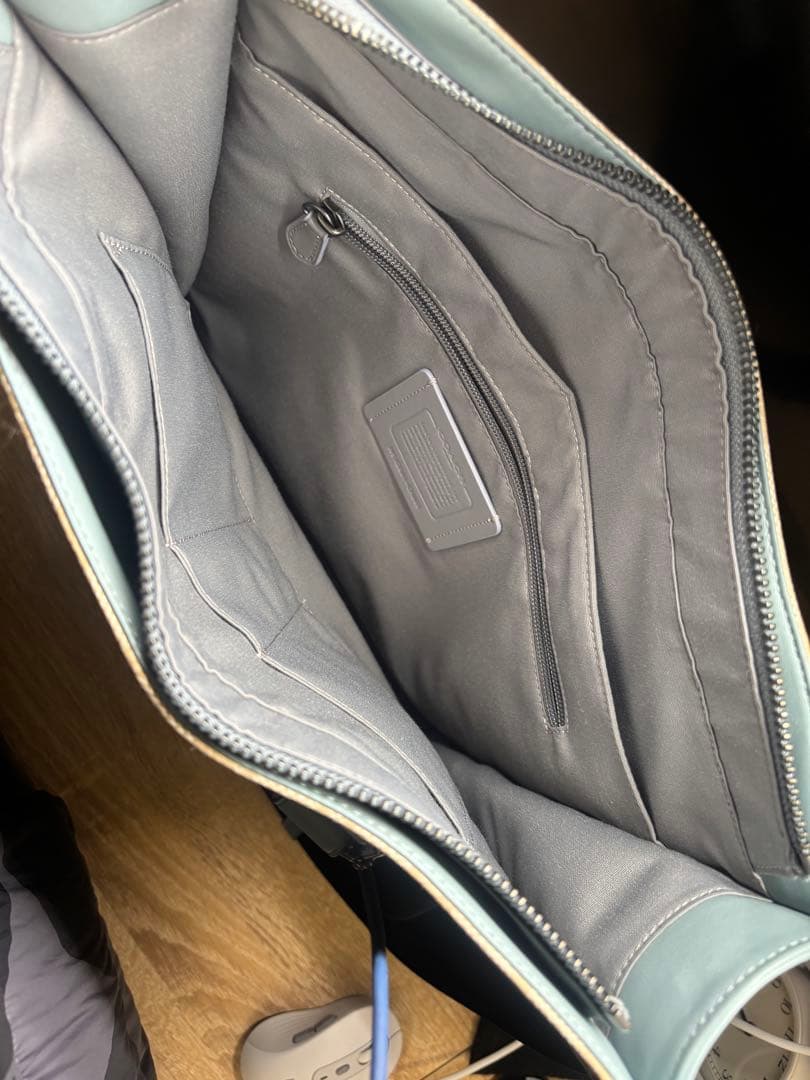 新品 COACH グラハム ストラクチャード トートカラーブロック シグネチャー