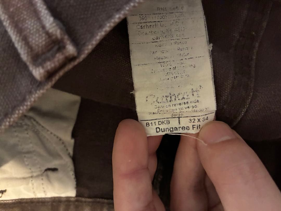 【極上フェード】Carhartt B11 32×30 DKB ペインターパンツ