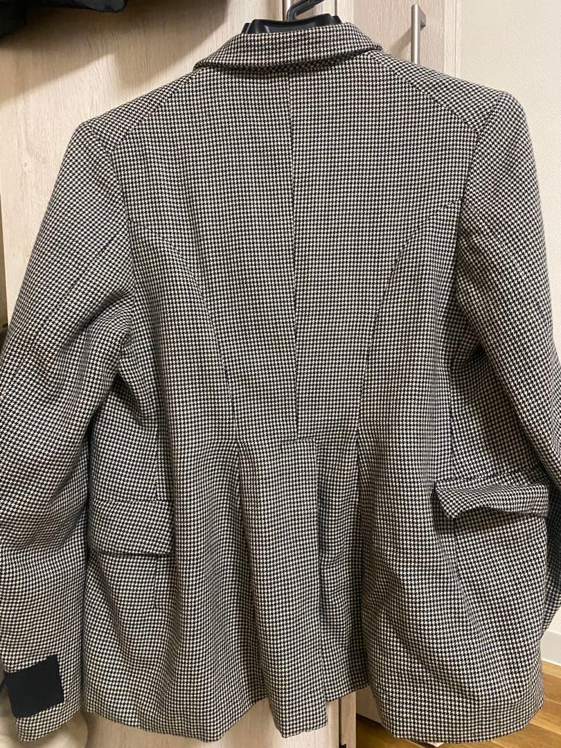 激安　ブラックコムデギャルソン　ジャケット　千鳥格子
