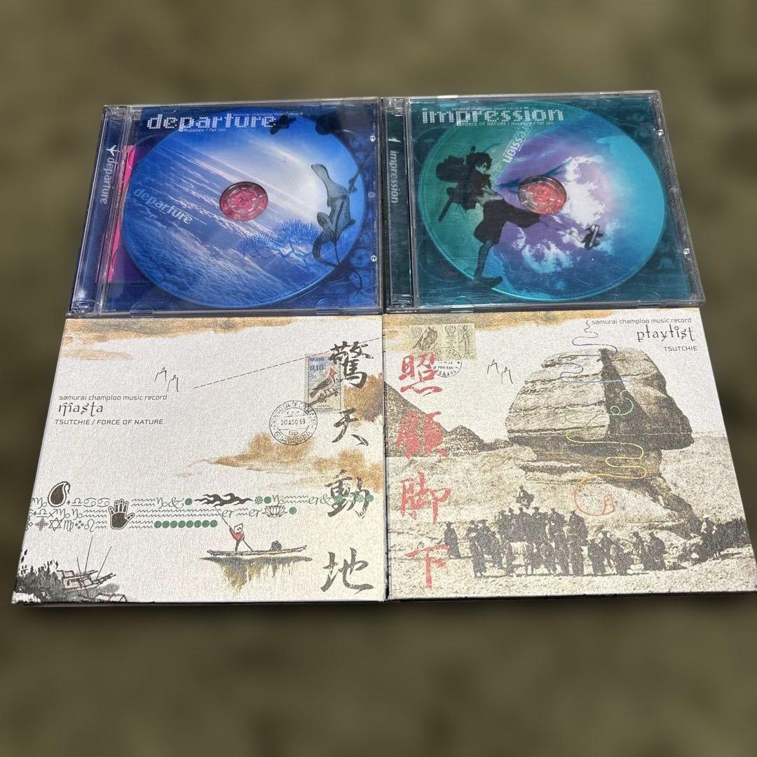 サムライチャンプルー　CD4枚セット　nujabes