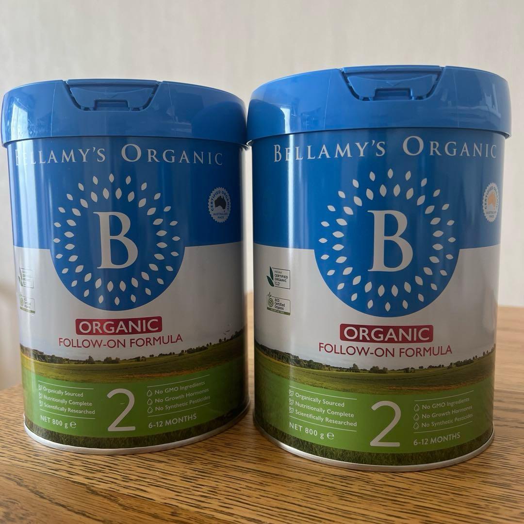 2缶 ベラミーズ オーガニック 粉ミルク ステップ2
