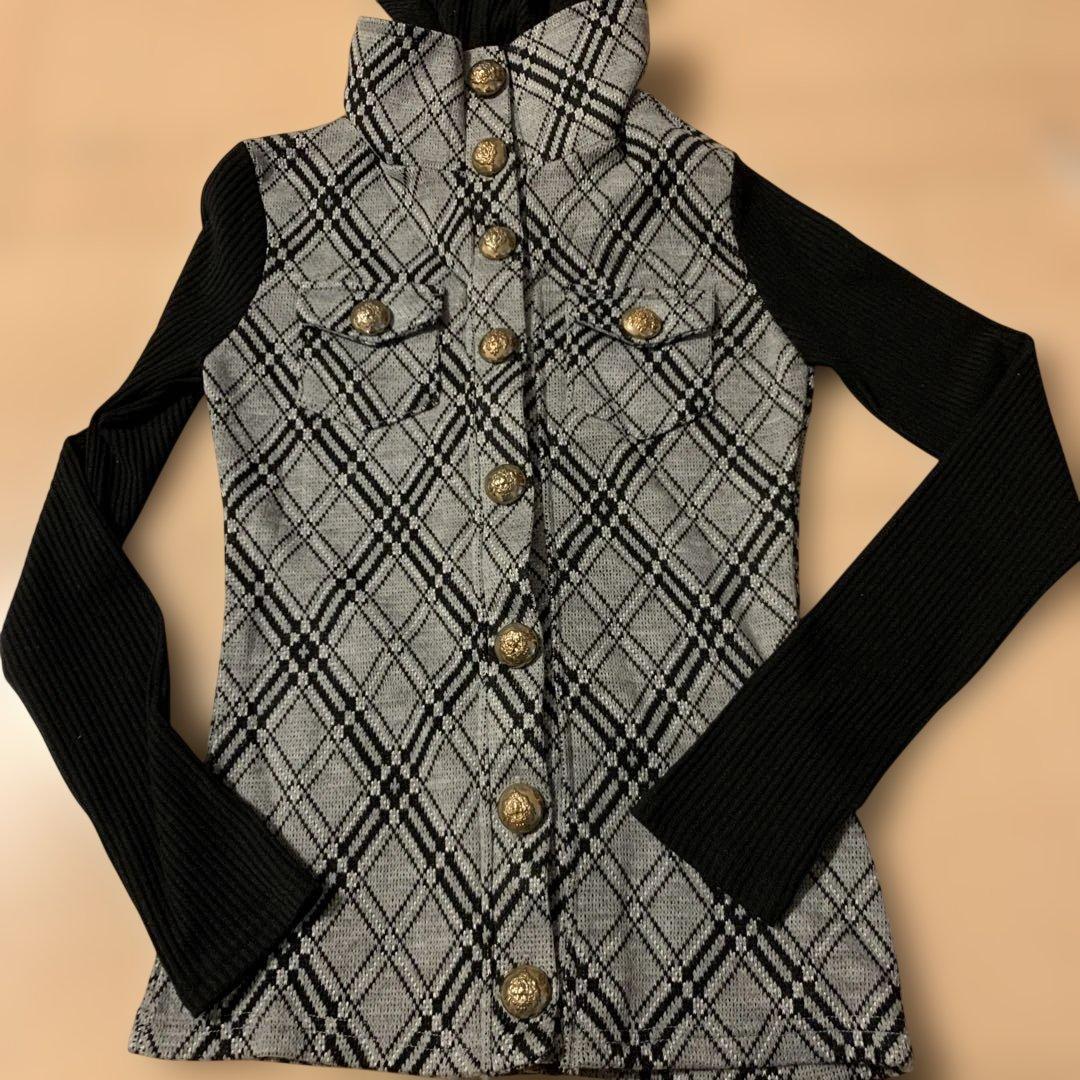 d.i.a.　ダイヤ　パーカー　平成ギャル　90's 00's y2k ニット