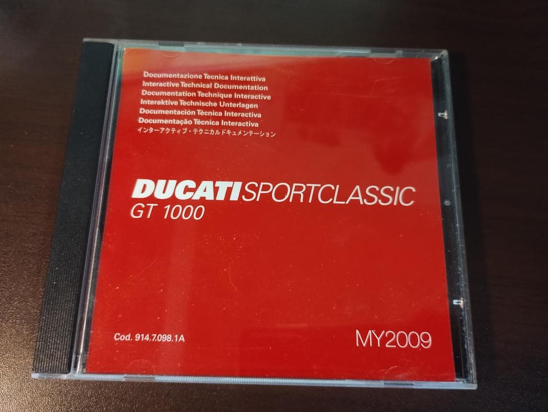 DUCATI SPORTCLASSIC GT 1000 マニュアル ㉗