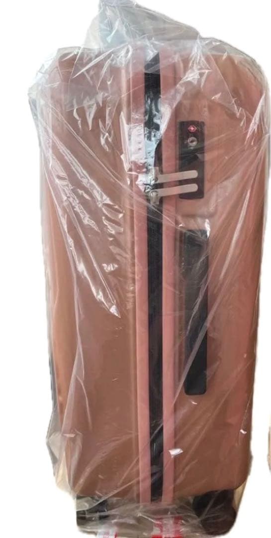 ピーナッツ新品スヌーピージッパーキャリーケース50Lスーツケース　ローズピンクM