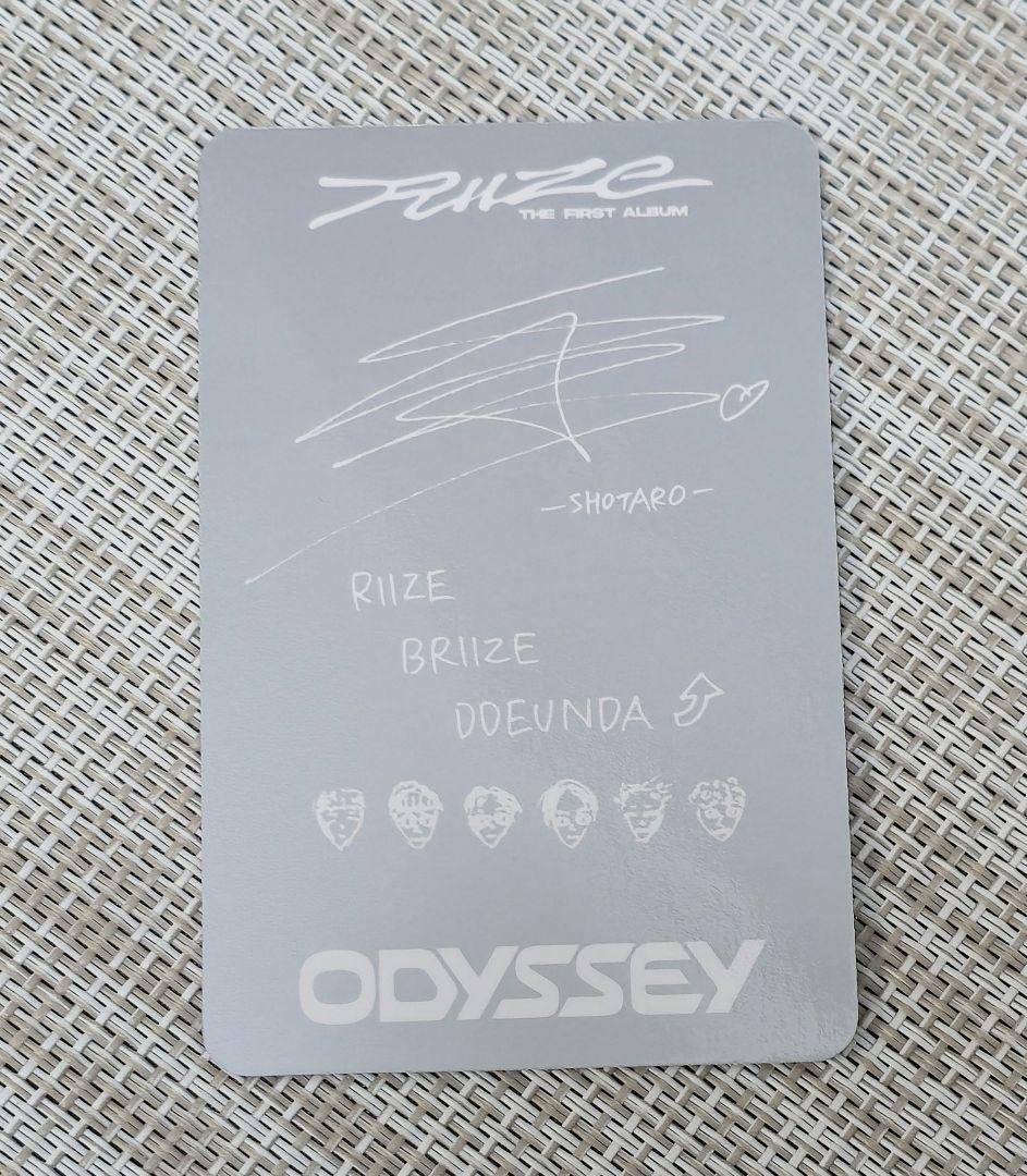 RIIZE ODYSSEY Walmart アメリカ特典 トレカ ショウタロウ