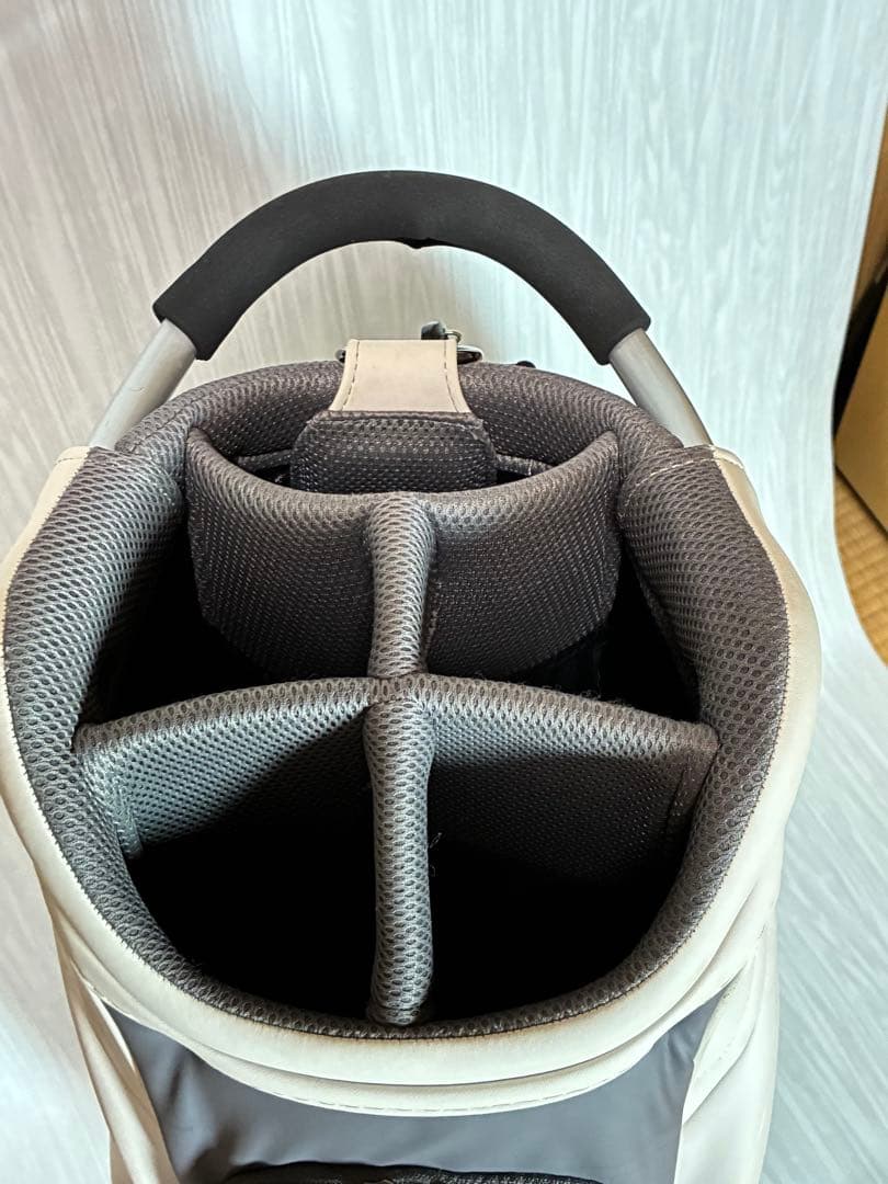 ❤*☻様 ピンPINGキャディバッグ9.5型美品フード無❗️ソフトタイプPU C