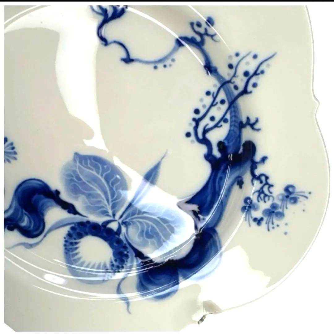 未使用　【Meissen】マイセンブルーオーキッド プレート21cm 廃盤品