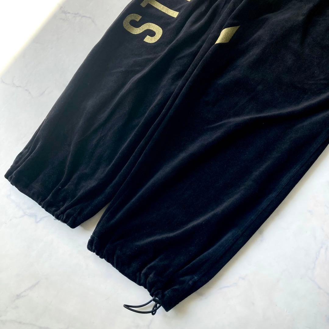 24karats 希少色 ベロアジャージ セットアップ 黒 ピンク ロゴ y2k