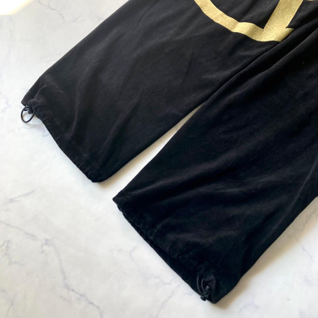 24karats 希少色 ベロアジャージ セットアップ 黒 ピンク ロゴ y2k