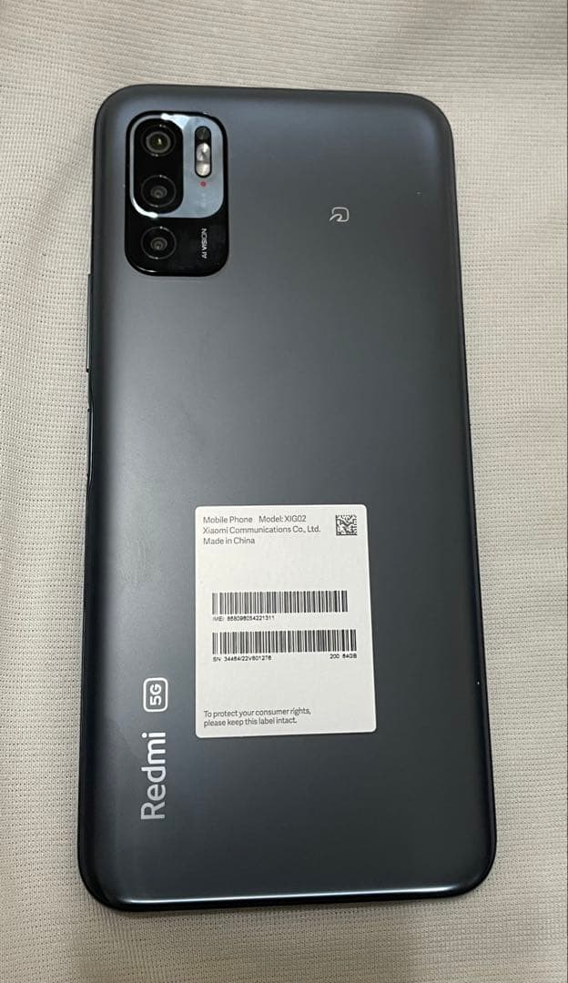 スマートフォン本体 au Android XIG02 Redmi Note 10 JE 64GB