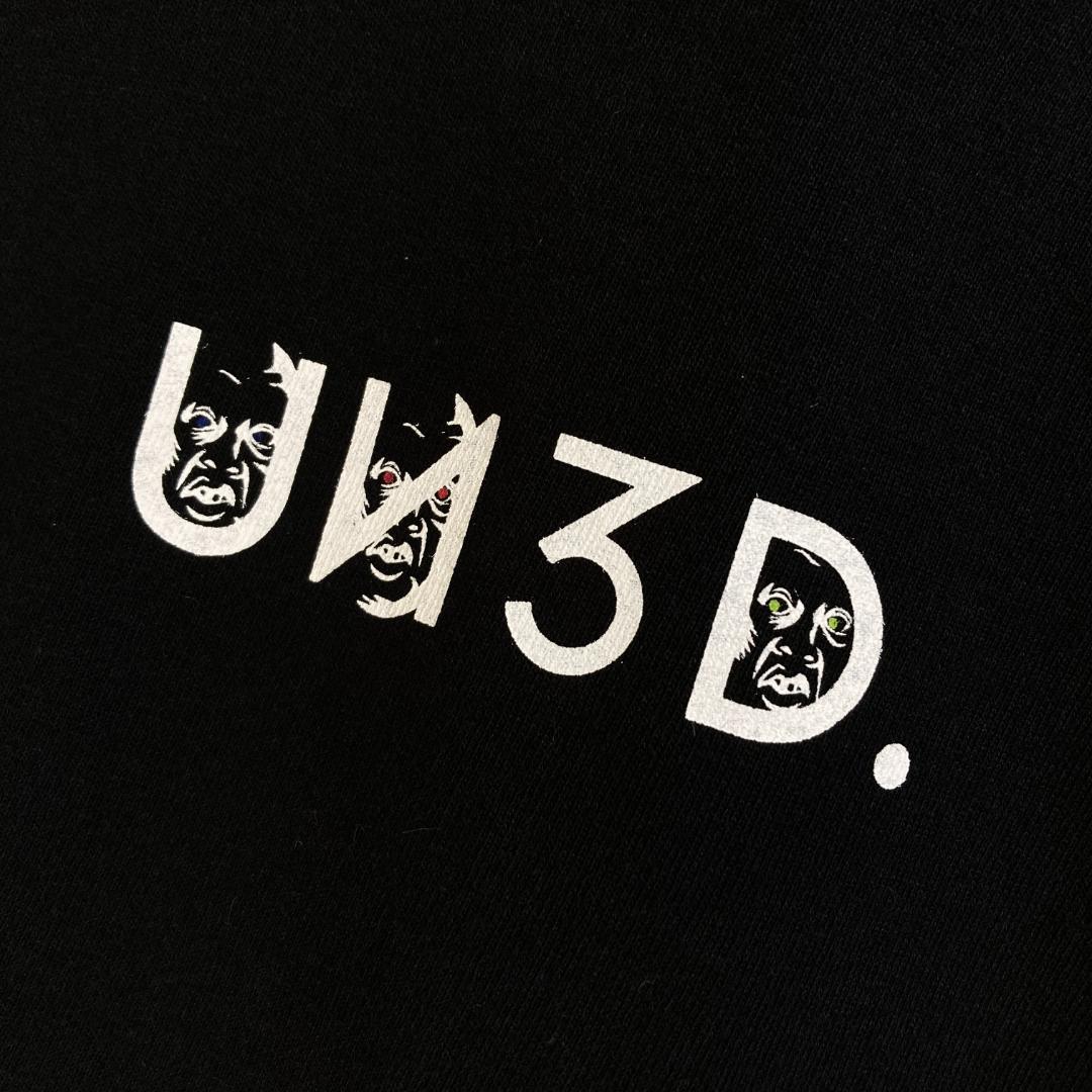 タグ付新品　UN3D.　アンスリード　野生爆弾くっきーコラボ　Tシャツ　38　黒