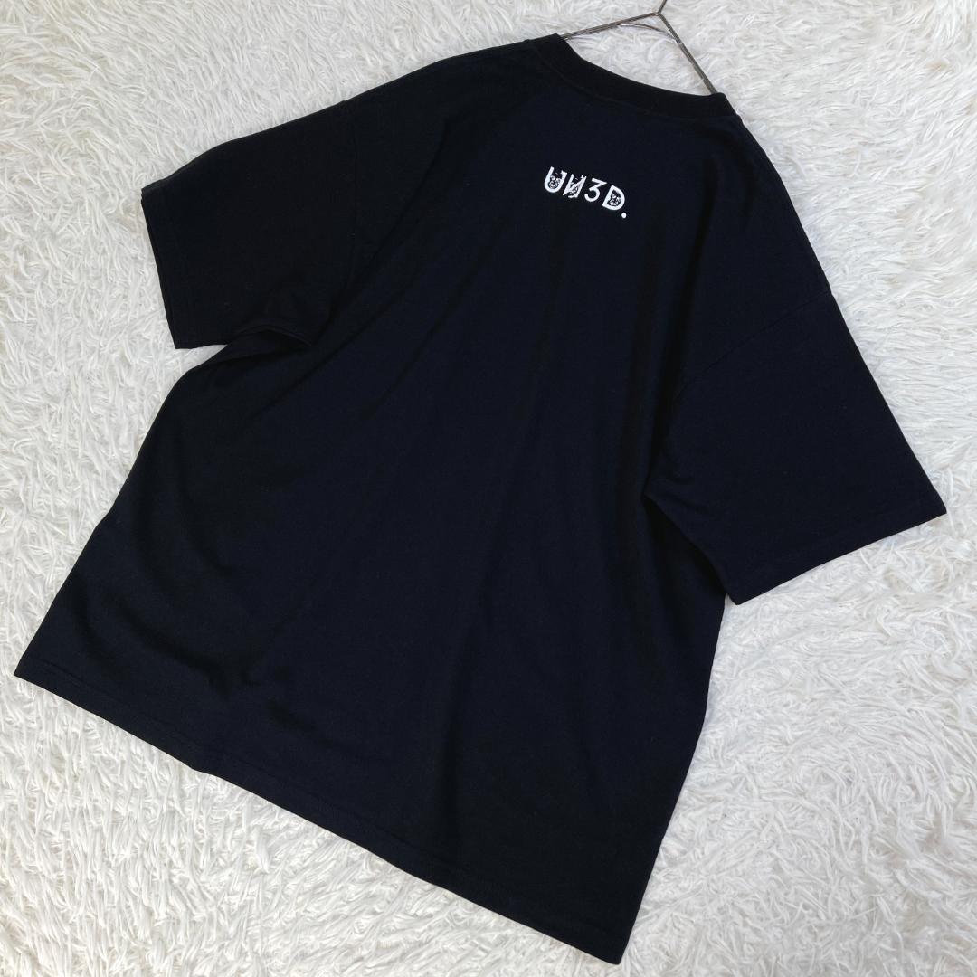 タグ付新品　UN3D.　アンスリード　野生爆弾くっきーコラボ　Tシャツ　38　黒
