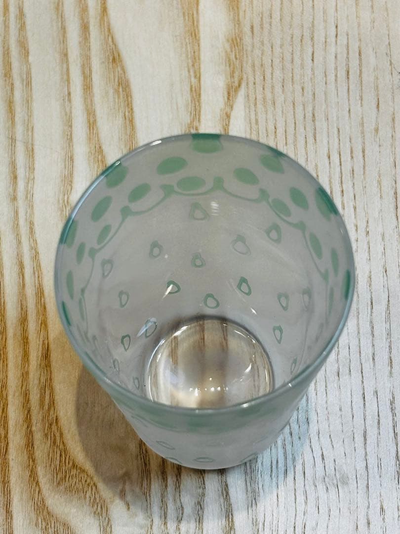 田子美紀さん　グラス　水色