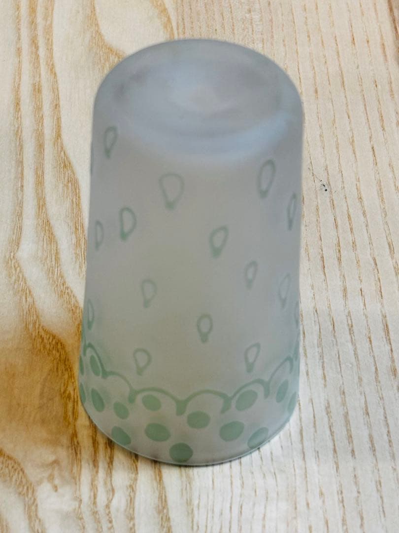 田子美紀さん　グラス　水色